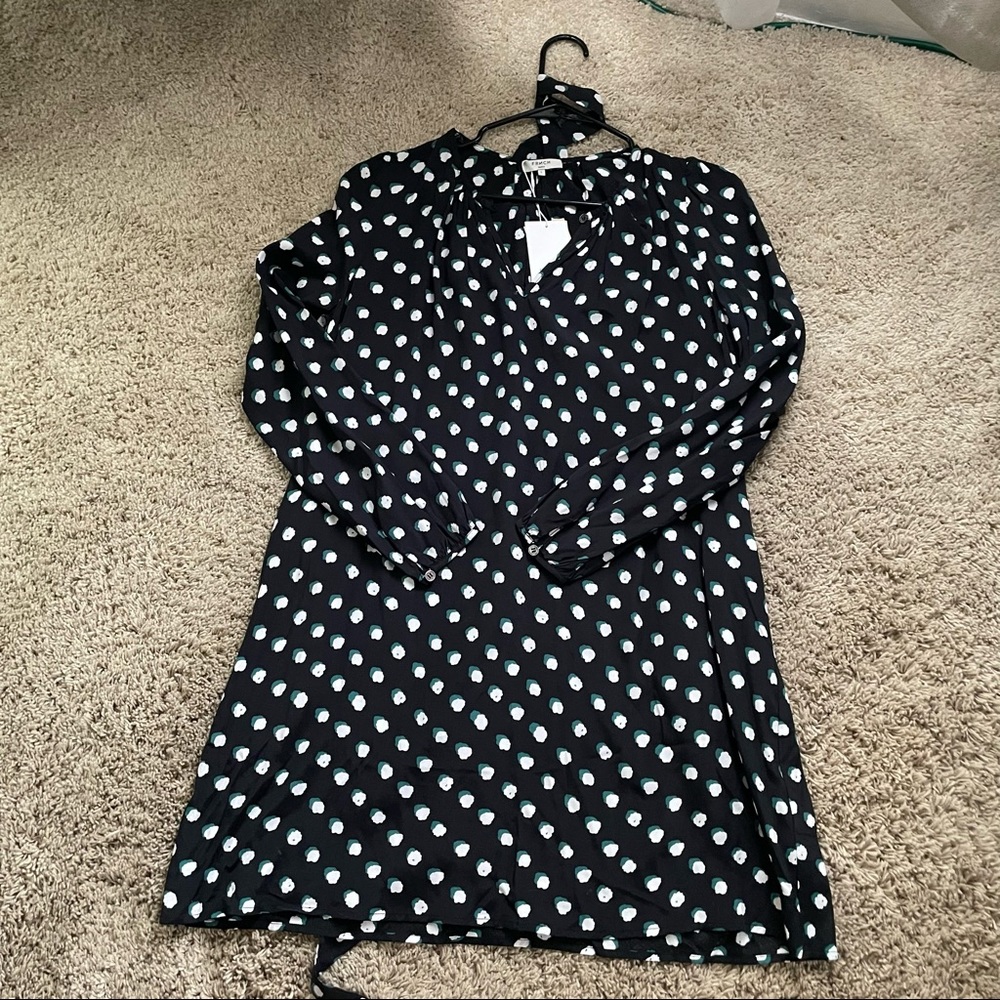FRNCH Paris Floral Dress with Belt Size L